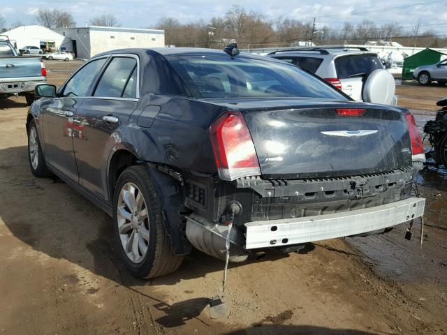 2C3CCAKG1FH787067 - 2015 CHRYSLER 300C BLACK photo 3