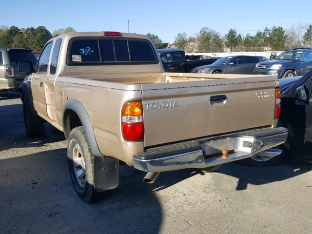 5TESN92NX1Z821891 - 2001 TOYOTA TACOMA XTR GOLD photo 3