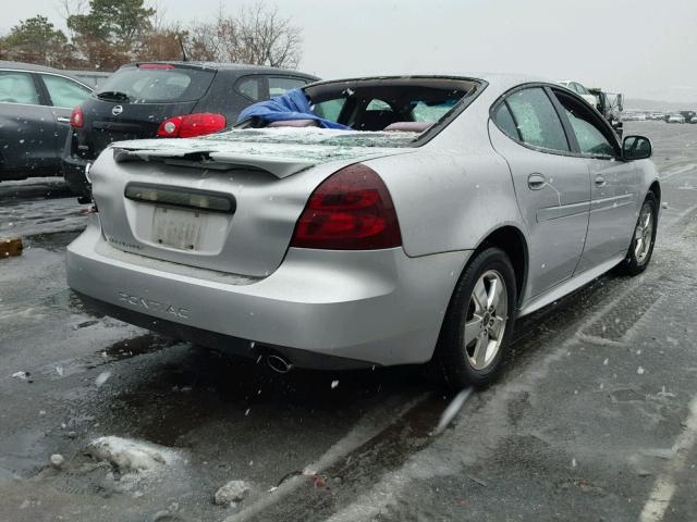 2G2WP522651201631 - 2005 PONTIAC GRAND PRIX SILVER photo 4