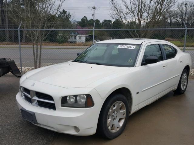 2B3KA43G87H641071 - 2007 DODGE CHARGER SE WHITE photo 2