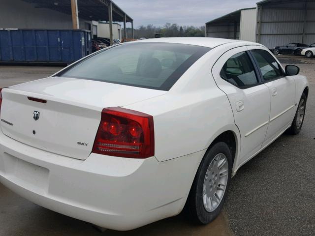 2B3KA43G87H641071 - 2007 DODGE CHARGER SE WHITE photo 4