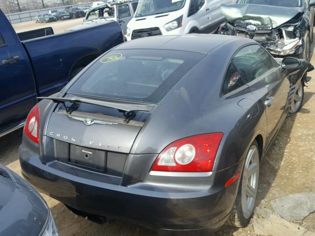 1C3AN69L24X014229 - 2004 CHRYSLER CROSSFIRE GRAY photo 6