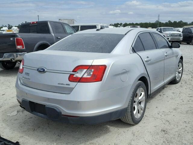 1FAHP2HW1BG187901 - 2011 FORD TAURUS SEL SILVER photo 4