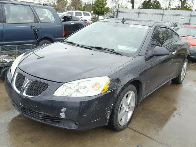 1G2ZH17N394211601 - 2009 PONTIAC G6 GT BLACK photo 2