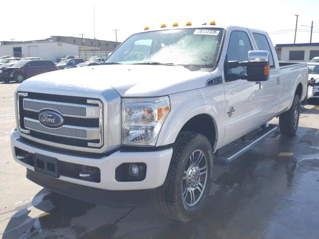 1FT8W3BT5GEB93852 - 2016 FORD F350 SUPER WHITE photo 2