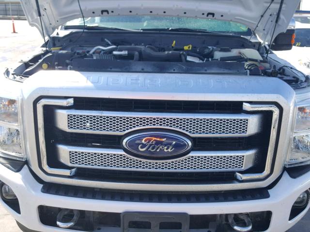 1FT8W3BT5GEB93852 - 2016 FORD F350 SUPER WHITE photo 7