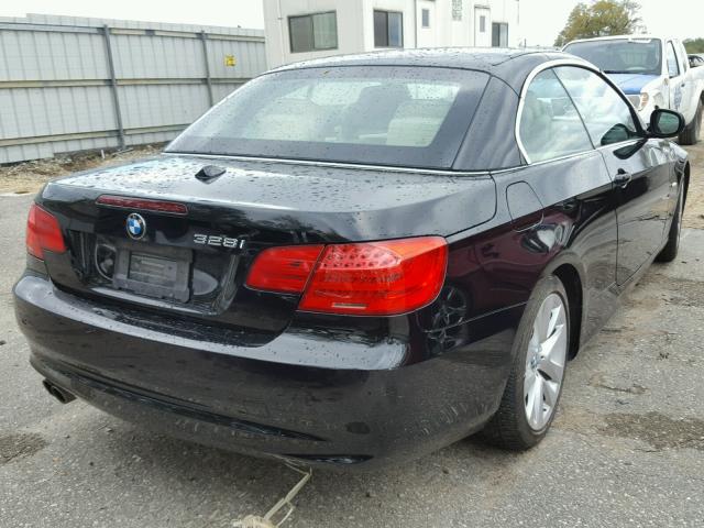 WBADW3C52BE536864 - 2011 BMW 328 I BLACK photo 4