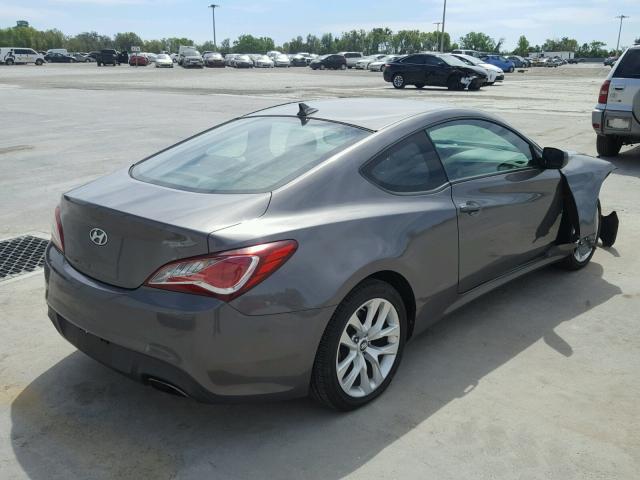 KMHHT6KD4DU082113 - 2013 HYUNDAI GENESIS CO CHARCOAL photo 4