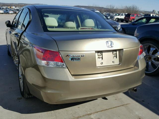 1HGCP2F37AA043365 - 2010 HONDA ACCORD LX GOLD photo 3