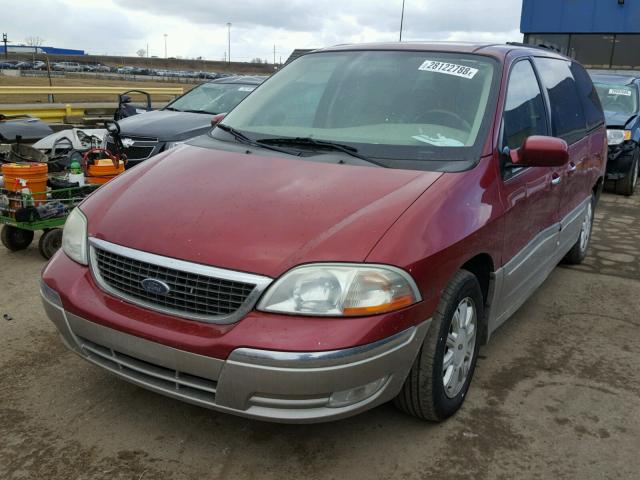 2FMDA58433BB34163 - 2003 FORD WINDSTAR L RED photo 2