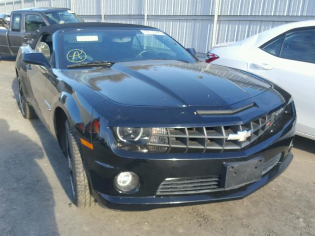 2G1FK3DJ3B9171173 - 2011 CHEVROLET CAMARO 2SS BLACK photo 1