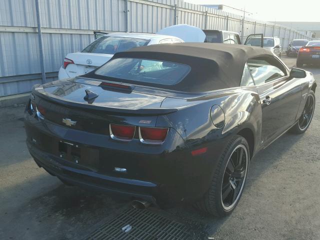 2G1FK3DJ3B9171173 - 2011 CHEVROLET CAMARO 2SS BLACK photo 4