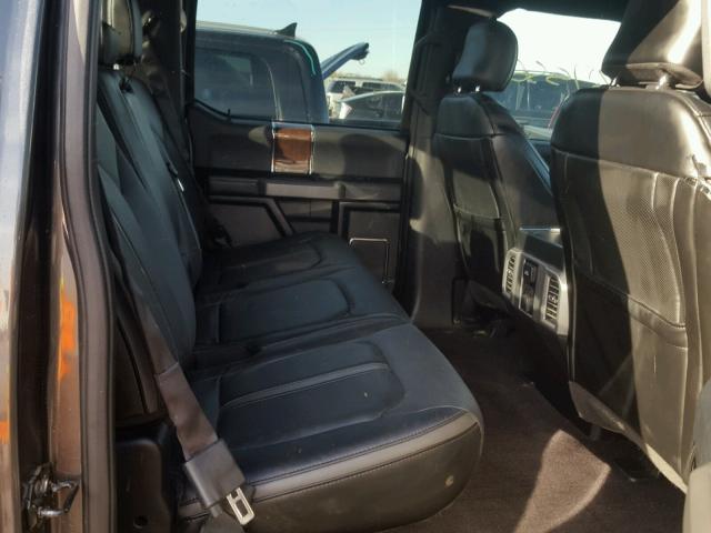 1FTEW1EF2FFB97170 - 2015 FORD F150 SUPER GRAY photo 6