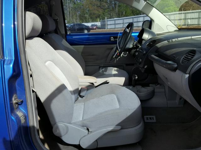 3VWCK21C53M436403 - 2003 VOLKSWAGEN NEW BEETLE 蓝色 照片 5