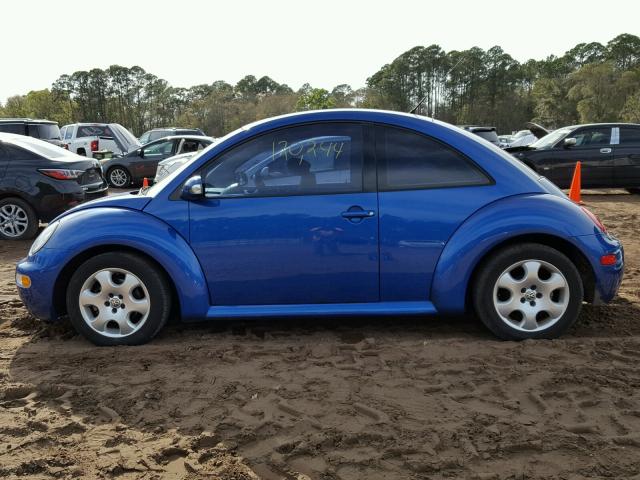 3VWCK21C53M436403 - 2003 VOLKSWAGEN NEW BEETLE 蓝色 照片 9