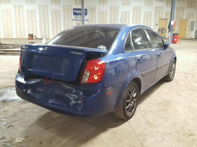 KL5JD56Z88K858012 - 2008 SUZUKI FORENZA BA BLUE photo 4