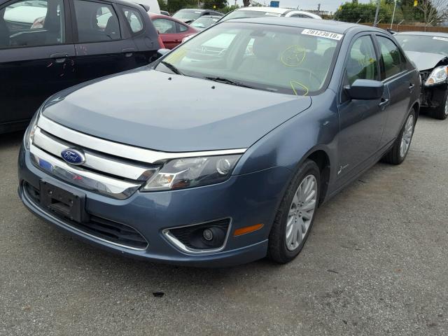 3FADP0L38BR274400 - 2011 FORD FUSION HYB BLUE photo 2