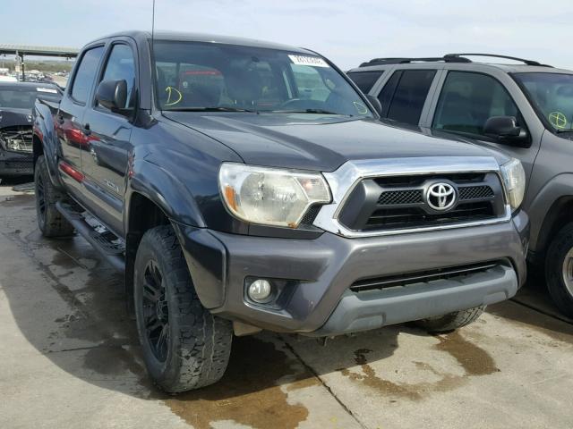 5TFLU4EN4FX120588 - 2015 TOYOTA TACOMA DOU GRAY photo 1