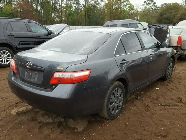 4T1BE46K39U276653 - 2009 TOYOTA CAMRY BASE GRAY photo 4