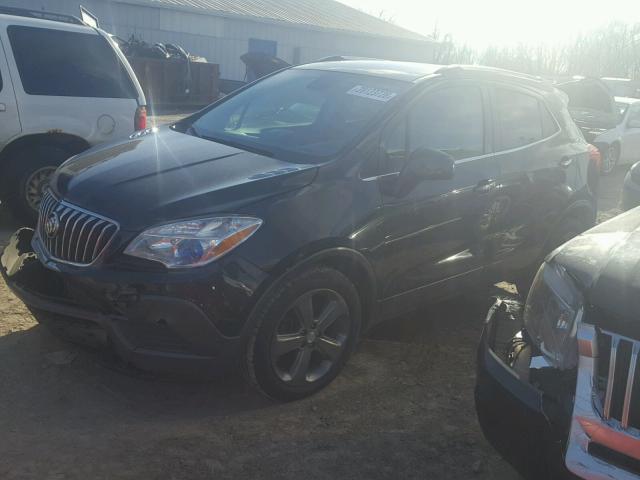 KL4CJASB7DB125239 - 2013 BUICK ENCORE BLACK photo 2