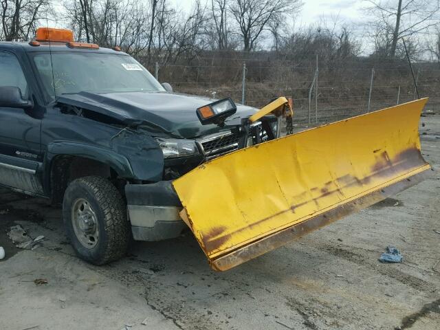 1GCHK29UX5E168348 - 2005 CHEVROLET SILVERADO GREEN photo 9