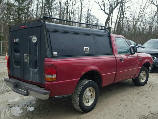 1FTCR10A8STA41978 - 1995 FORD RANGER RED photo 4