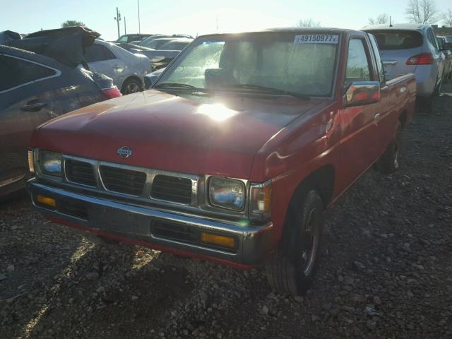 1N6SD16S6RC327667 - 1994 NISSAN TRUCK KING RED photo 2