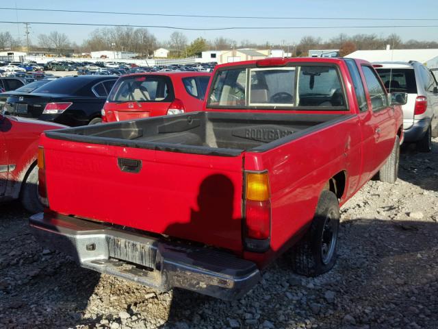 1N6SD16S6RC327667 - 1994 NISSAN TRUCK KING RED photo 4