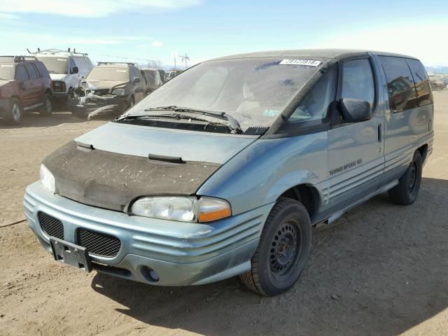 1GMDU06D7ST231541 - 1995 PONTIAC TRANS SPOR GREEN photo 2