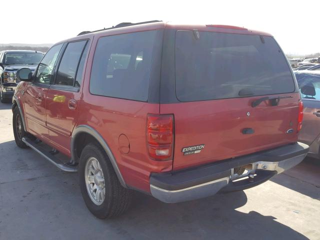 1FMEU15W21LB12873 - 2001 FORD EXPEDITION RED photo 3