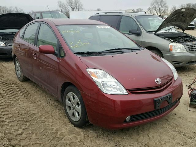 JTDKB20U353038216 - 2005 TOYOTA PRIUS RED photo 1