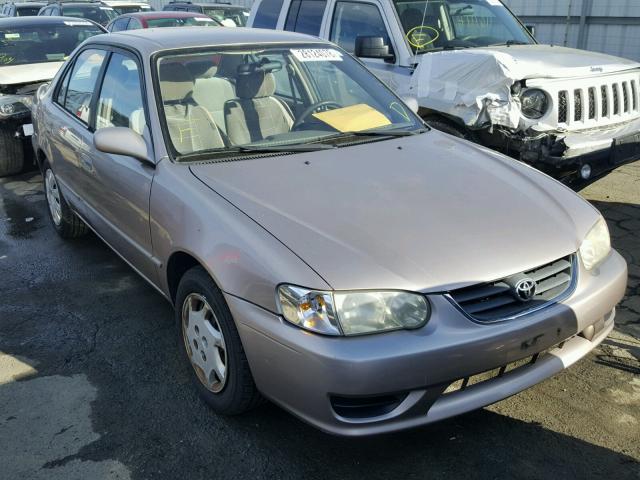 1NXBR12E81Z422634 - 2001 TOYOTA COROLLA CE BEIGE photo 1