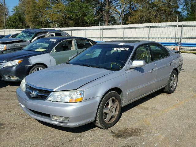 19UUA56672A026343 - 2002 ACURA 3.2TL SILVER photo 2