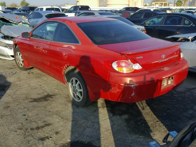 2T1CE22P23C019387 - 2003 TOYOTA CAMRY SOLA RED photo 3