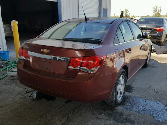 1G1PC5SB7D7172260 - 2013 CHEVROLET CRUZE LT BROWN photo 4