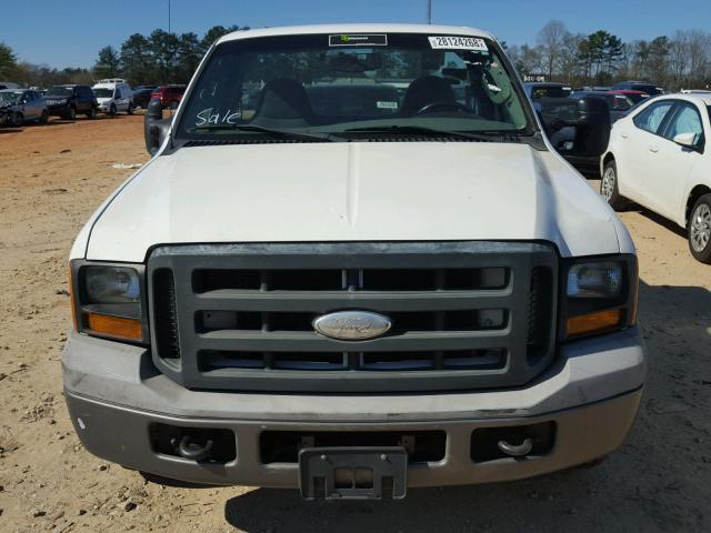 1FTSF20P17EB15817 - 2007 FORD F250 SUPER WHITE photo 9