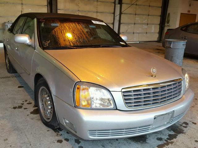 1G6KD54Y21U165457 - 2001 CADILLAC DEVILLE SILVER photo 1