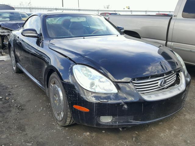 JTHFN48Y420031069 - 2002 LEXUS SC 430 Սև լուսանկար 1