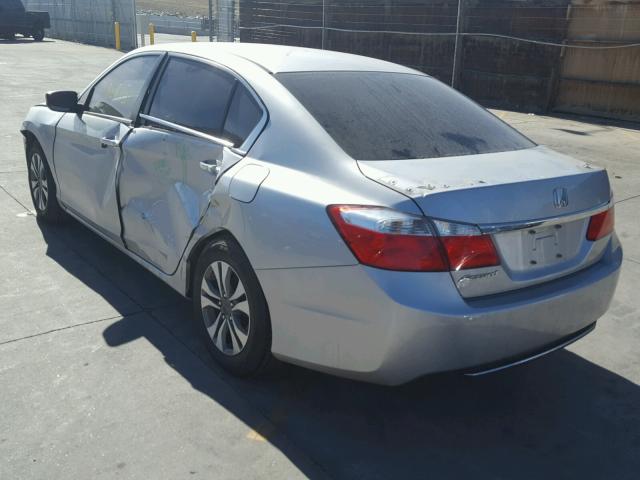 1HGCR2E36EA174739 - 2014 HONDA ACCORD LX SILVER photo 3