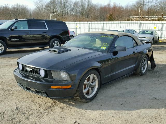 1ZVFT85HX55236337 - 2005 FORD MUSTANG GT BLACK photo 2