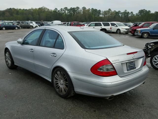 WDBUF56X28B257175 - 2008 MERCEDES-BENZ E 350 SILVER photo 3