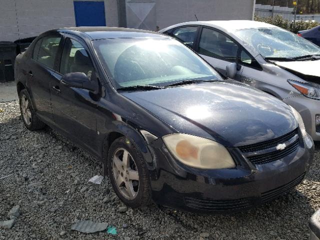 1G1AL55F567642907 - 2006 CHEVROLET COBALT LT BLACK photo 1