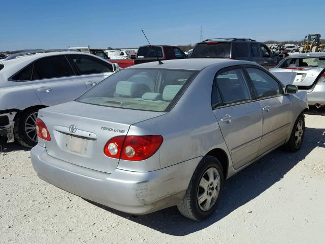 1NXBR32E78Z987589 - 2008 TOYOTA COROLLA CE SILVER photo 4