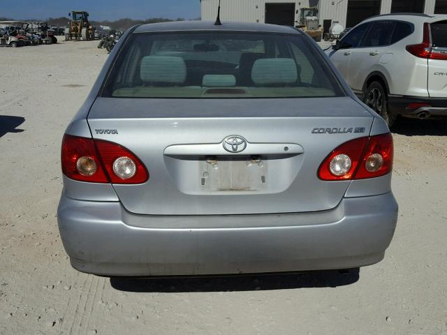 1NXBR32E78Z987589 - 2008 TOYOTA COROLLA CE SILVER photo 9