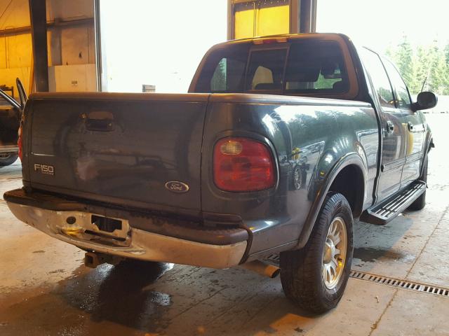 1FTRW08L01KC49537 - 2001 FORD F150 SUPER GREEN photo 4