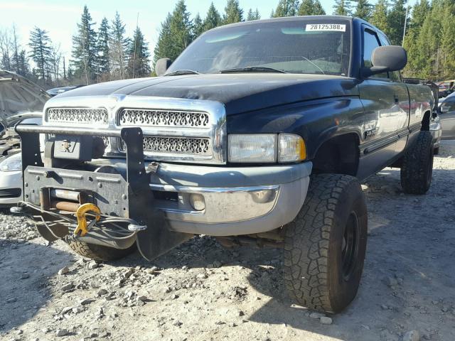 3B7KF22D1WG104908 - 1998 DODGE RAM 2500 BLACK photo 2