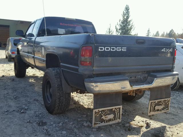 3B7KF22D1WG104908 - 1998 DODGE RAM 2500 BLACK photo 3