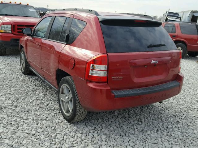 1J4NT4FA9AD659333 - 2010 JEEP COMPASS SP RED photo 3