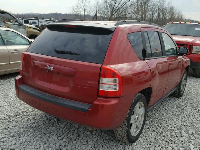 1J4NT4FA9AD659333 - 2010 JEEP COMPASS SP RED photo 4