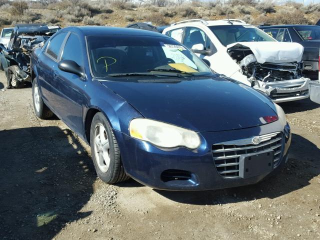 1C3EL46X56N252786 - 2006 CHRYSLER SEBRING BLUE photo 1